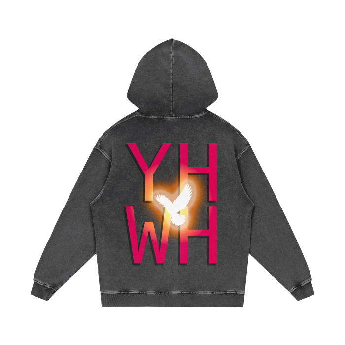Baggy,Oversized,Baggy Hoodie,Oversized Hoodie,YHWH,YHWH Hoodie,YHWH Clothing,Holy Spirit,Chirstian Hoodie,Oversized Christian Hoodie