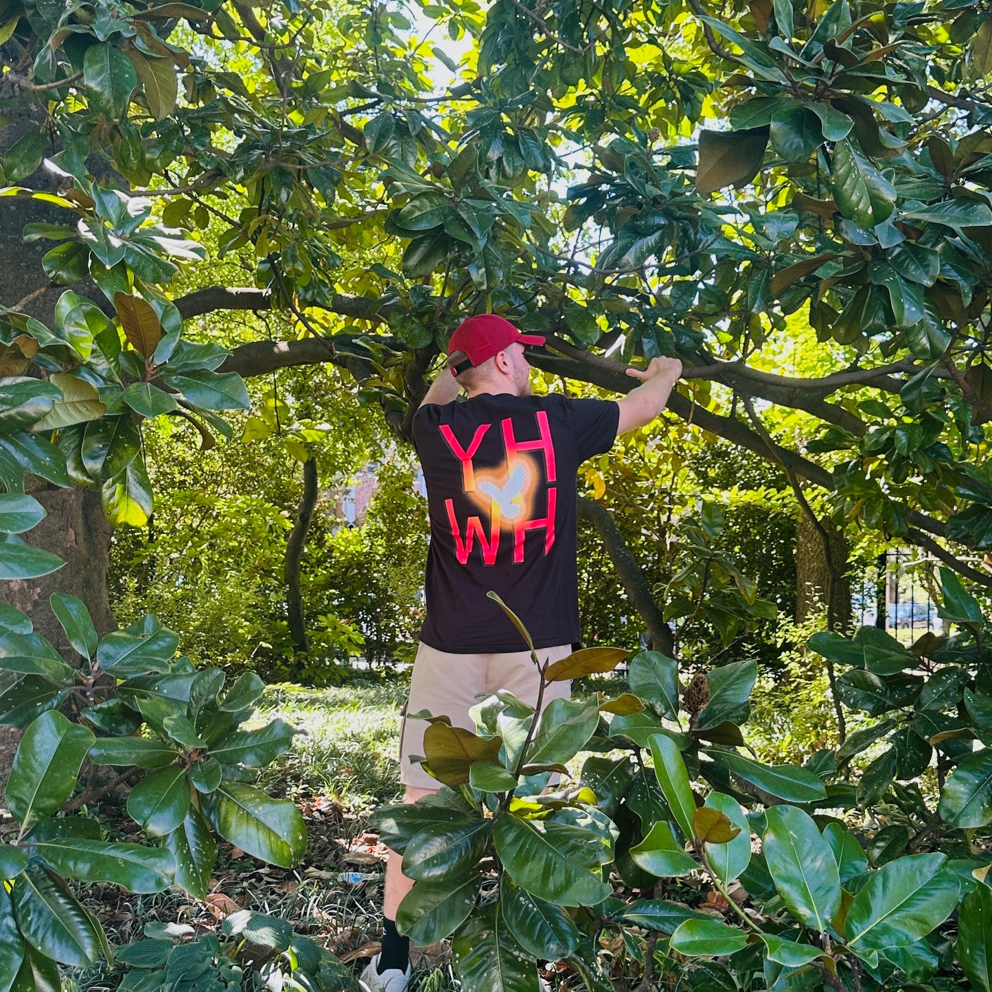 Holy Spirit (YHWH) Graphic-Back T-Shirt