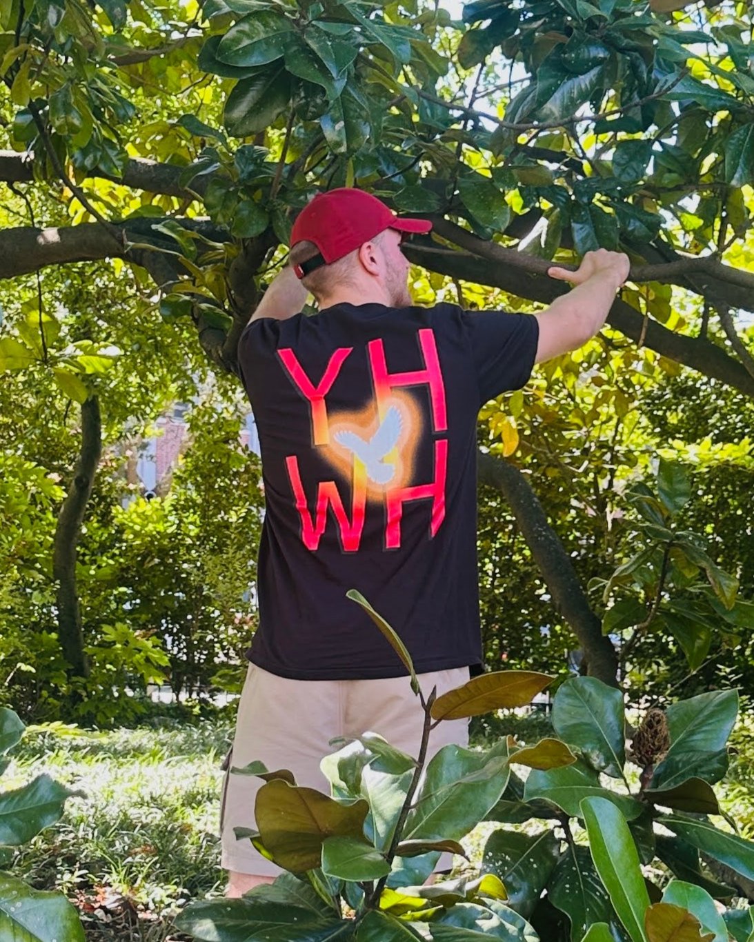Holy Spirit (YHWH) Graphic-Back T-Shirt