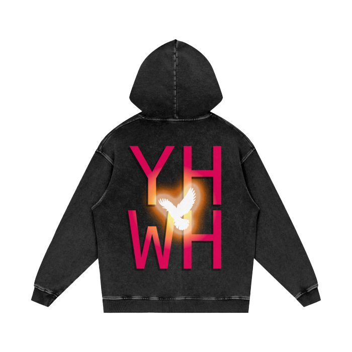 Baggy,Oversized,Baggy Hoodie,Oversized Hoodie,YHWH,YHWH Hoodie,YHWH Clothing,Holy Spirit,Chirstian Hoodie,Oversized Christian Hoodie