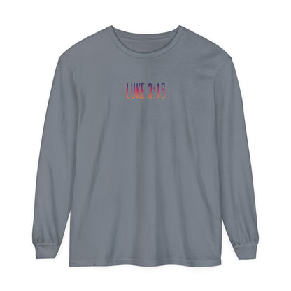 Holy Spirit (YHWH) Graphic-Back Long Sleeve Shirt