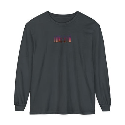 Holy Spirit (YHWH) Graphic-Back Long Sleeve Shirt